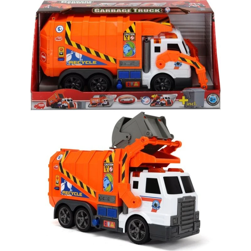 Dickie Toys Müllwagen Garbage Truck - Action Series mit Licht & Sound