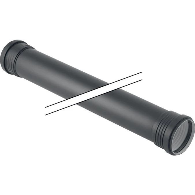Geberit Silent-PP Rohr d40x2 L:100cm mattschwarz
