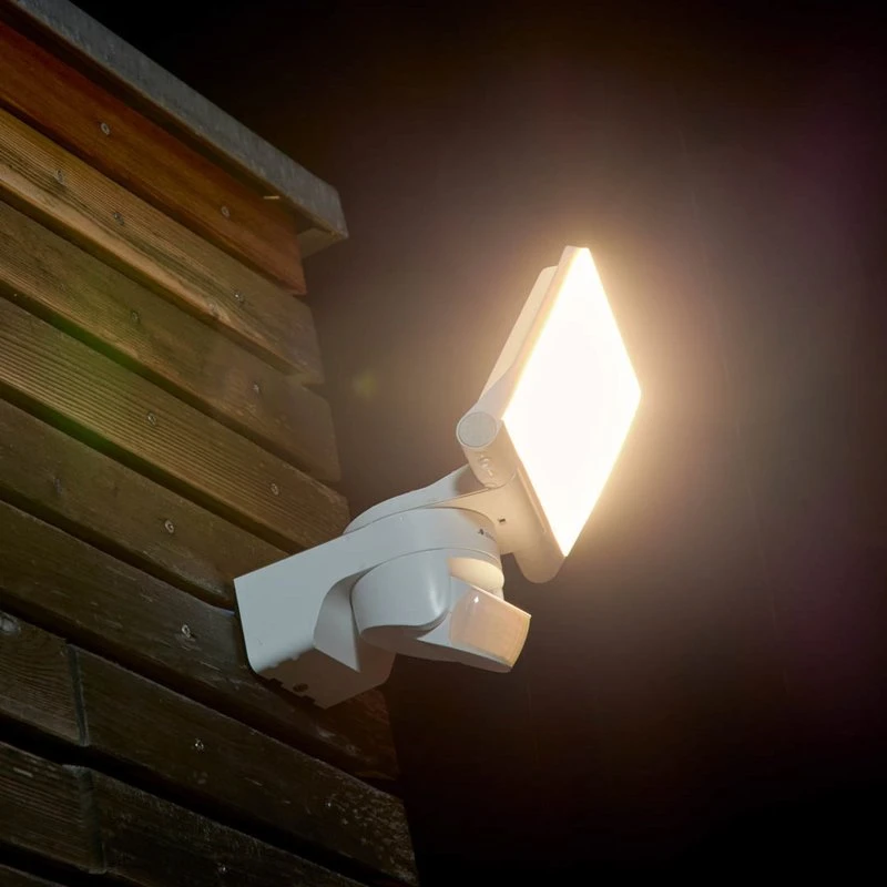 STEINEL XLED Home 2 S Sensor-Außenstrahler, Weiß, IP44