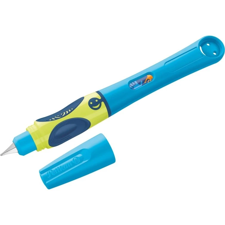 Pelikan griffix Füllhalter Neon Fresh Blue für Rechtshänder
