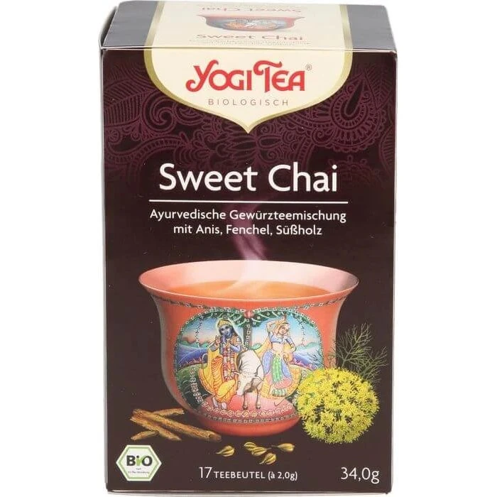 YOGI TEA Bio-Gewürztee Sweet Chai, 34 g