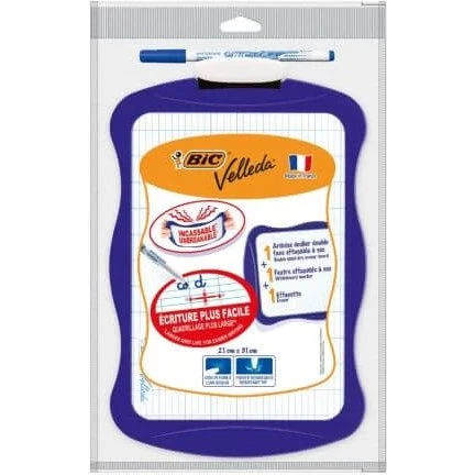 BIC Velleda Kinder-Whiteboard, 20 x 31 cm, doppelseitig