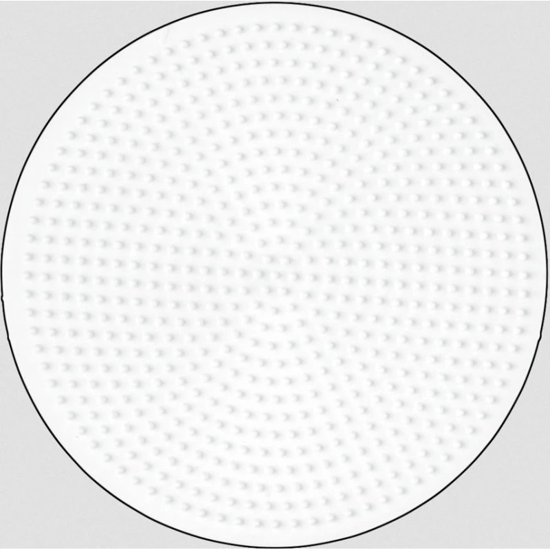 Hama Stiftplatte großer Kreis für Bügelperlen Midi, Weiß
