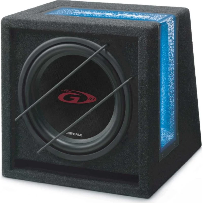 Alpine SBG-1044BR 25 cm Passiv-Subwoofer blau