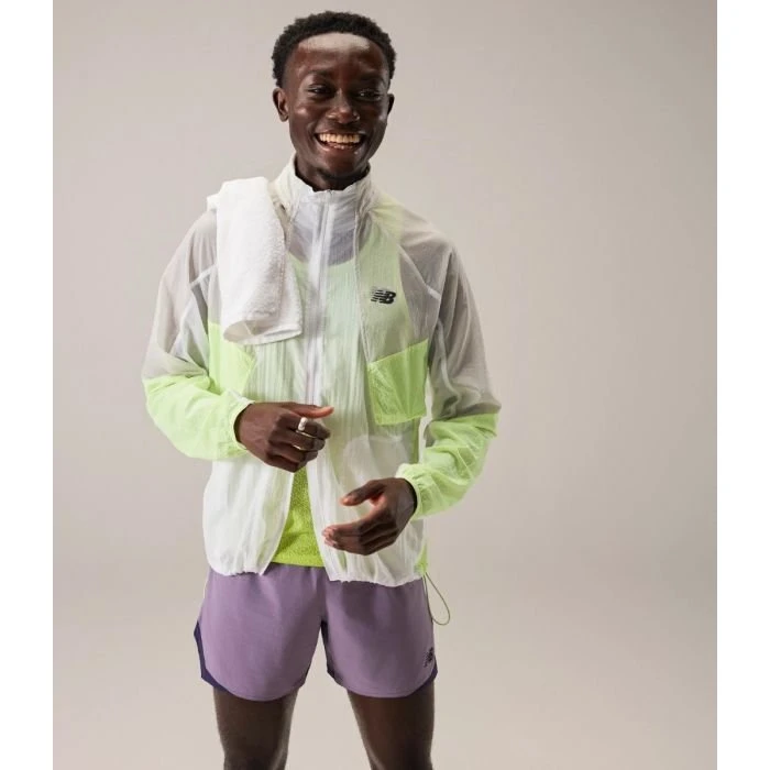 New Balance RC Jacket Herren - Windabweisend & Atmungsaktiv - Grün