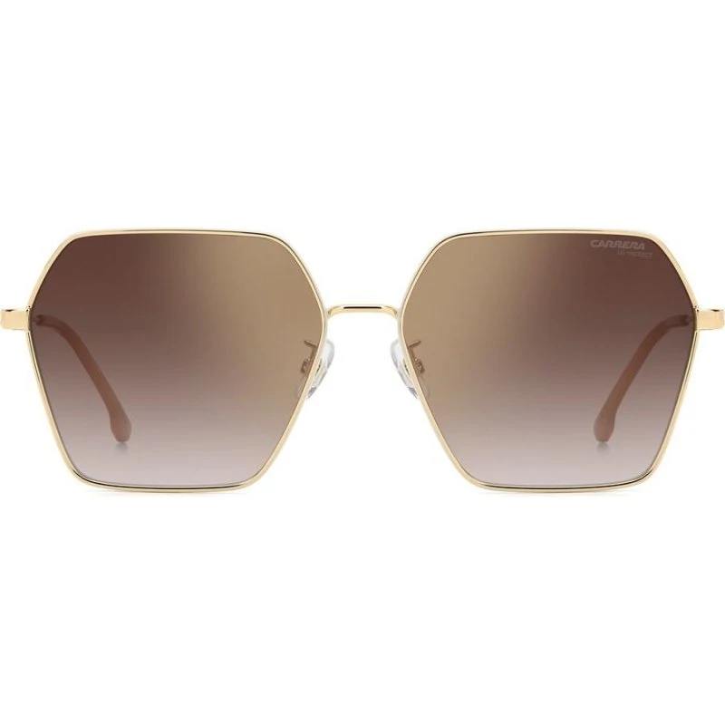 Carrera 3057/S Sonnenbrille Damen Gold Rechteckig Rot
