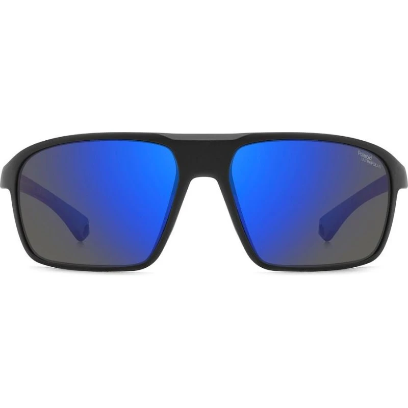 Polaroid PLD 7058/S Sonnenbrille Herren - Schwarz/Blau 64mm