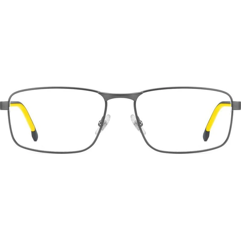Carrera 8913 Herrenbrille – Rechteckig, Mattes Dunkelruthenium