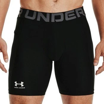 Under Armour HeatGear Mid Compression Shorts Schwarz Herren L