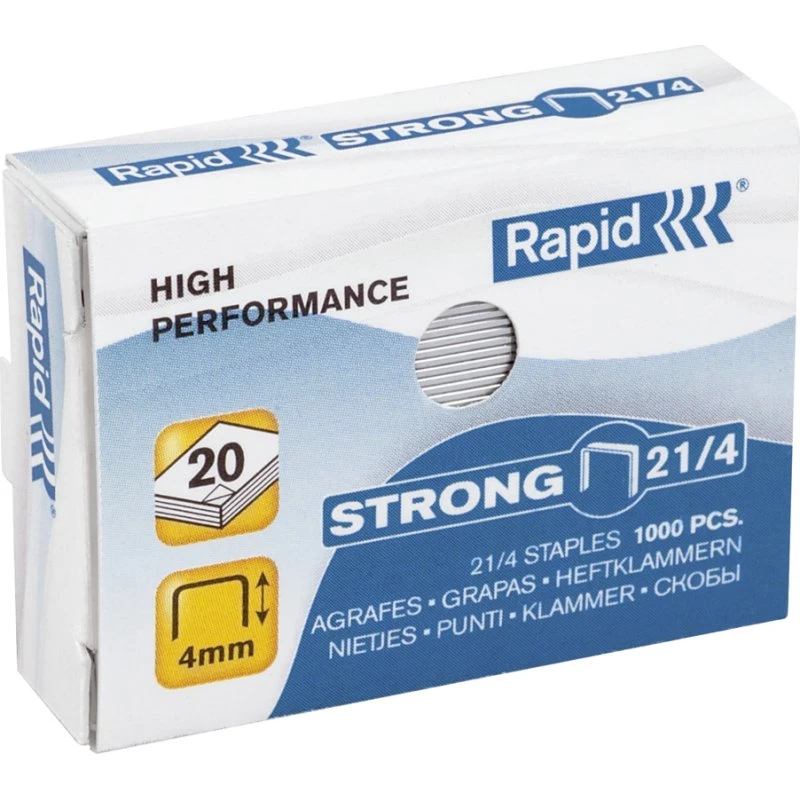 Rapid Heftklammern Strong 23/17 verzinkt, 1.000 Stück