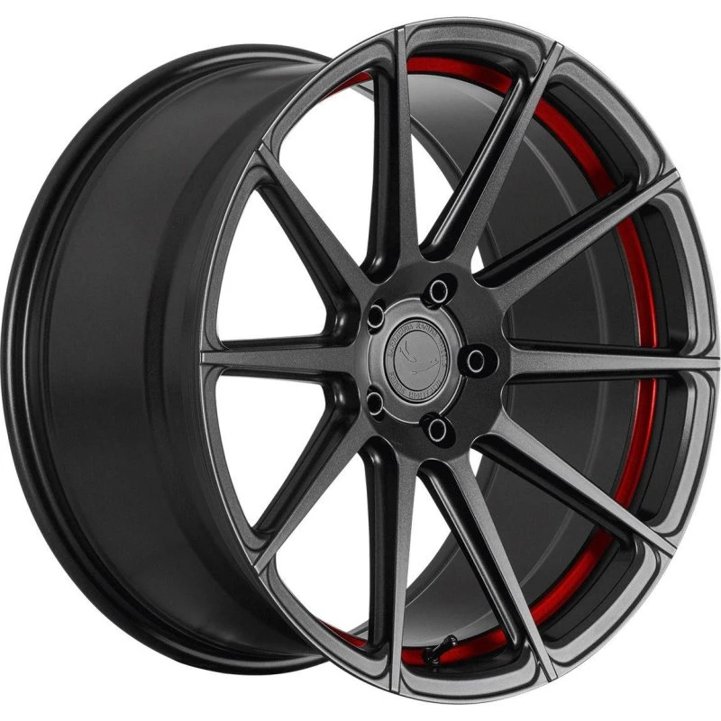 Barracuda Project 2.0 Felge Mattgunmetal/Rot 8.5Jx19 5x108 ET40