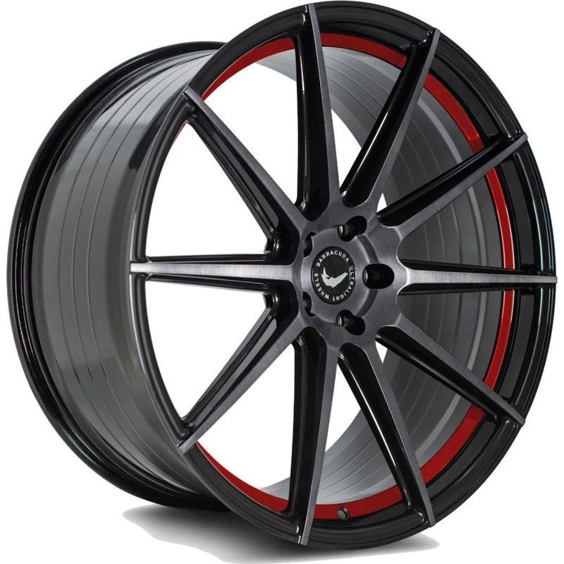 Barracuda Project 2.0 Felge 8.5Jx19 5x108 ET40 Silber/Rot