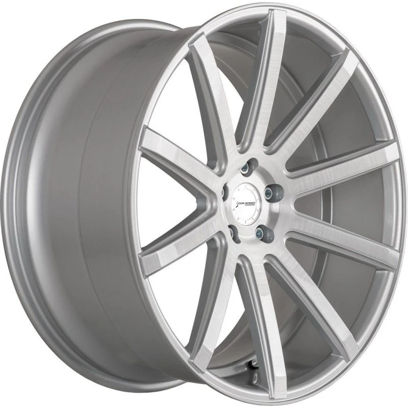 Corspeed Deville Felge 20 Zoll 9.0Jx20 5x108 ET35 Silber gebürstet