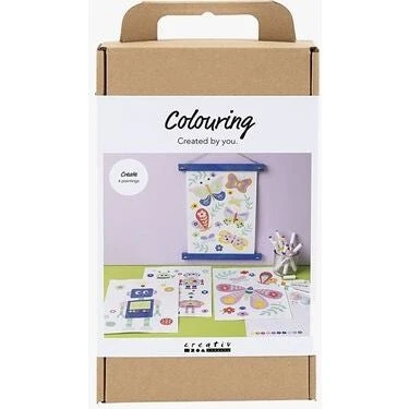 Creativity in a Box – Malen nach Zahlen: Schmetterlinge & Roboter