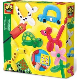 SES Creative Modellierballon-Set mit Handpumpe