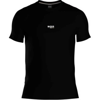 BOSS T-Shirt RN Slim Fit Schwarz Bio-Baumwolle XL