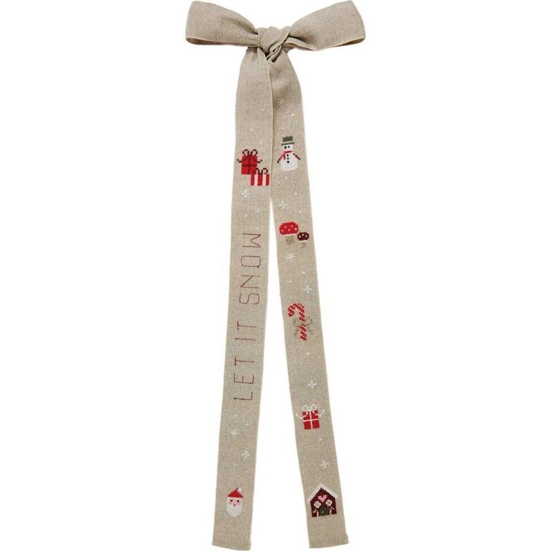 Rico Design Stickpackung Schleife Let it Snow