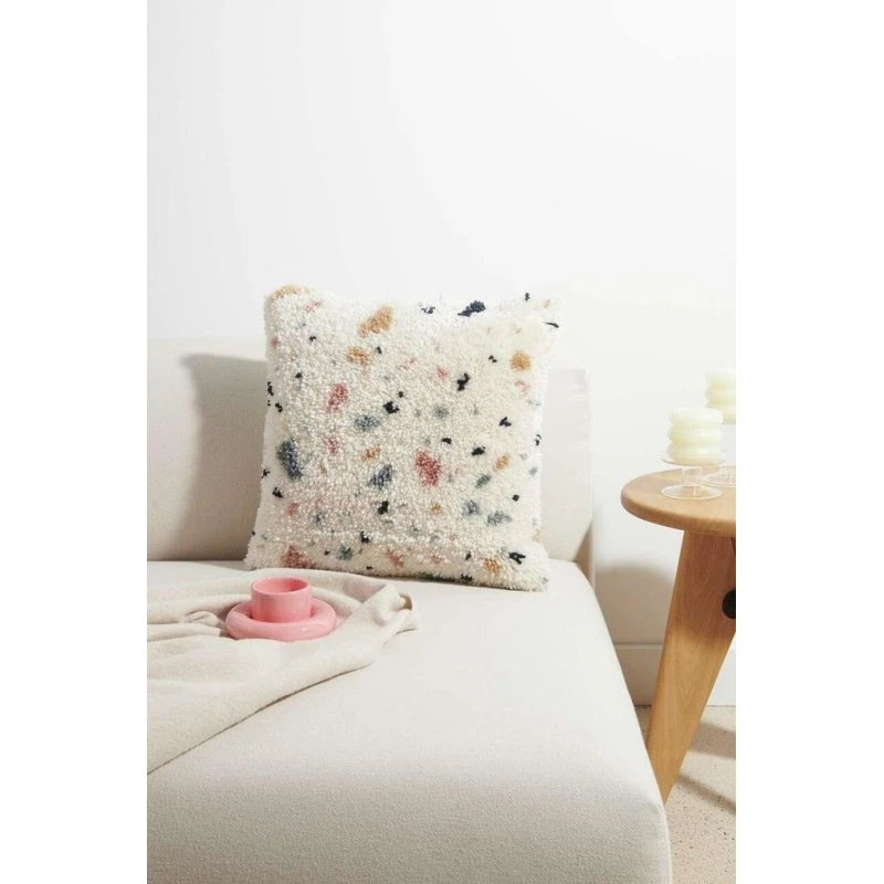 Rico Design Rico Hooki Hooki Knüpfset Kissen Terrazzo 40x40cm