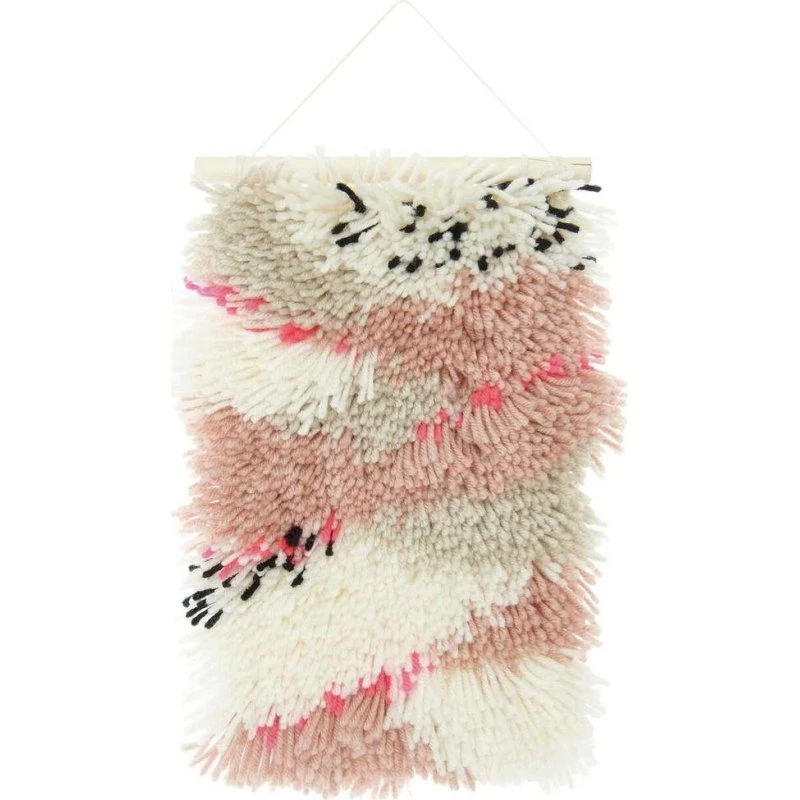 Rico Design Hooki Hooki Knüpfset Wandbehang Neon Landschaft