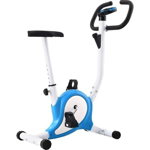 vidaXL Heimtrainer mit Riemenantrieb Blau 92010