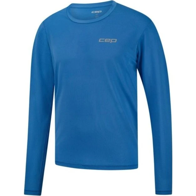 CEP Core Run LS Tee 5.0 Langarmshirt Blau, XL