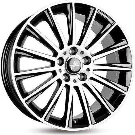 Keskin Wheels KT18 Turbo Black Front Polished 9.5Jx20 5x120 ET35