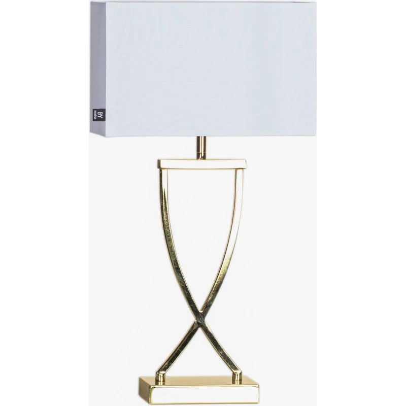 By Rydéns Omega Tischleuchte Messing/Weiß, 52cm