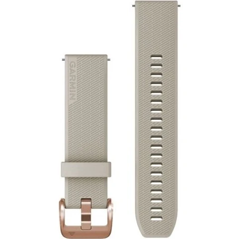 Garmin Silikonarmband 20 mm Quick Release - Light Sand / Rose Gold