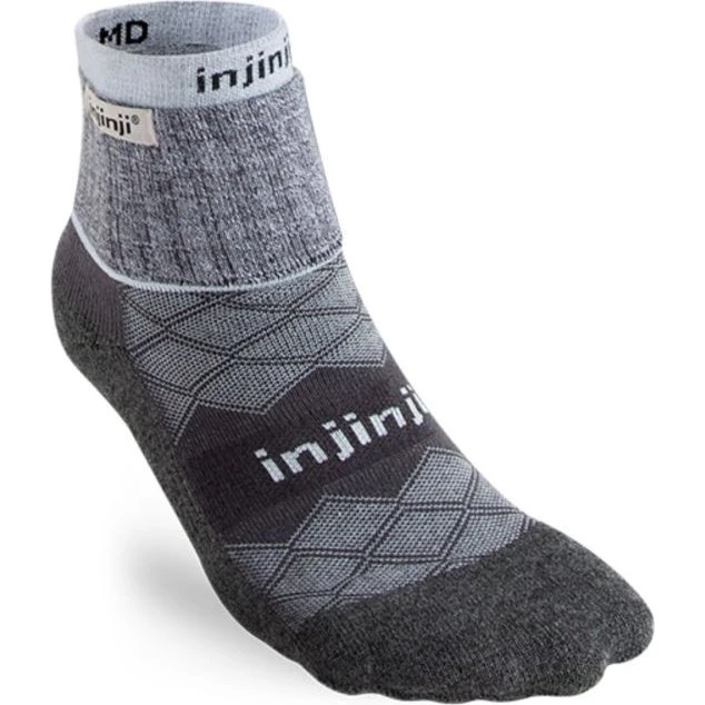 Injinji Liner Runner Mini Crew Socken Grau M/L