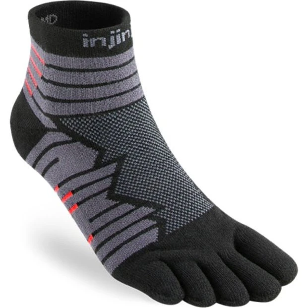 Injinji Run Technical Mini-Crew XL Socken - Schwarz