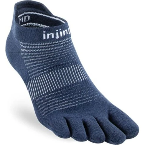 Injinji Run Lightweight No-Show Socken XL - Blau