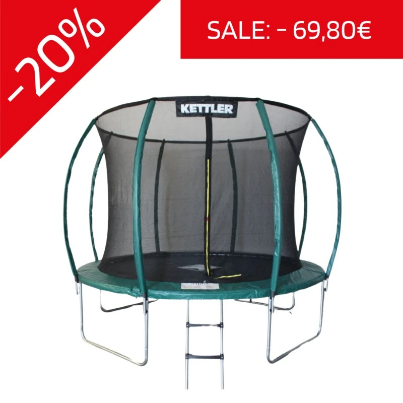 KETTLER Jump 305 Outdoor-Trampolin blau