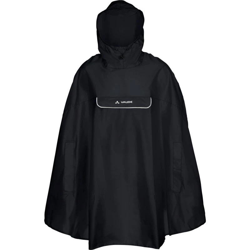 VAUDE Valdipino Regenponcho Unisex - Schwarz - Gr. M