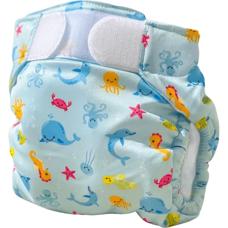 Freds Swim Academy Wiederverwendbare Schwimmwindel Blau, 4-9kg