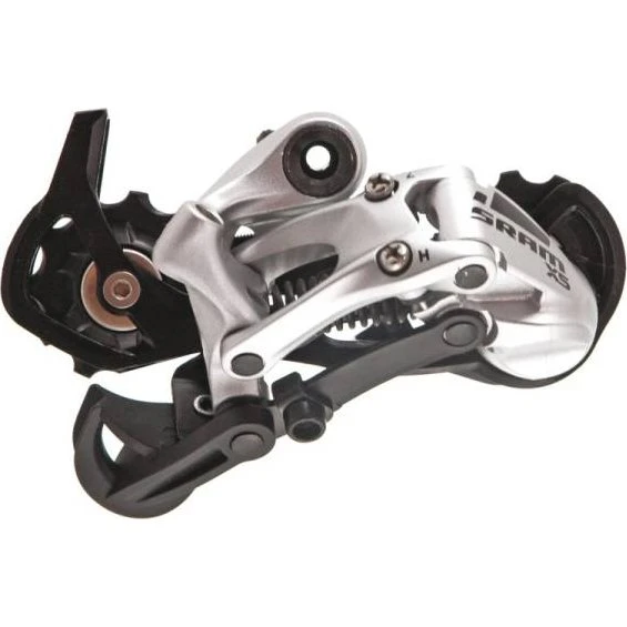 SRAM X5 9-fach Schaltwerk, lang, silber