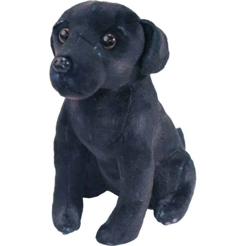 Wild Republic Labrador Welpe mit Sound, 14 cm, Schwarz
