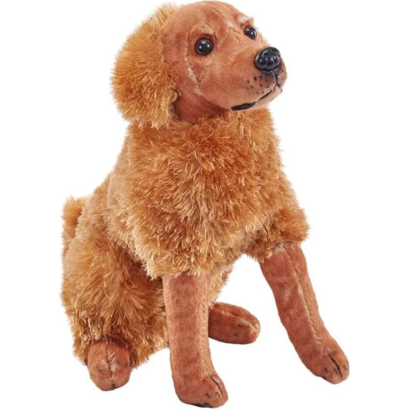 Wild Republic Golden Retriever Plüschwelpe mit Sound, 14 cm