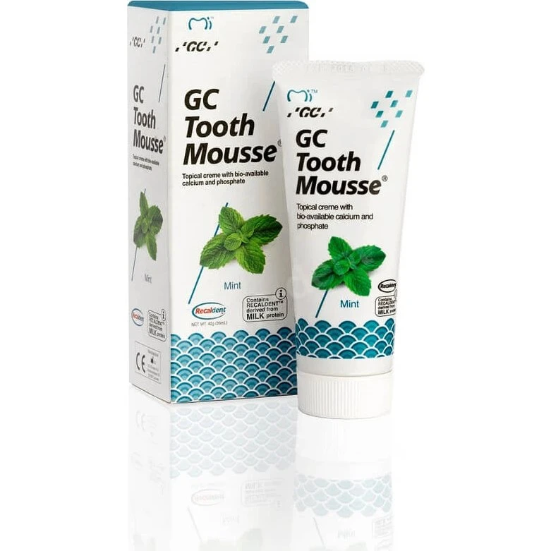 GC Tooth Mousse Minzgeschmack, fluoridfrei, 35 ml