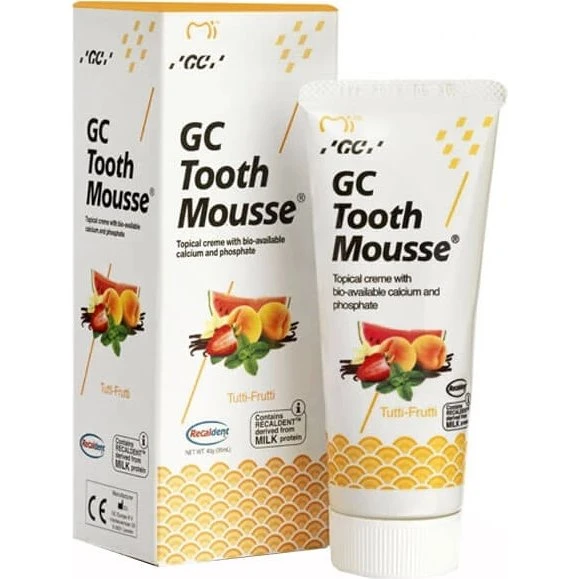 GC Tooth Mousse Tutti-Frutti, fluoridfrei, 35 ml