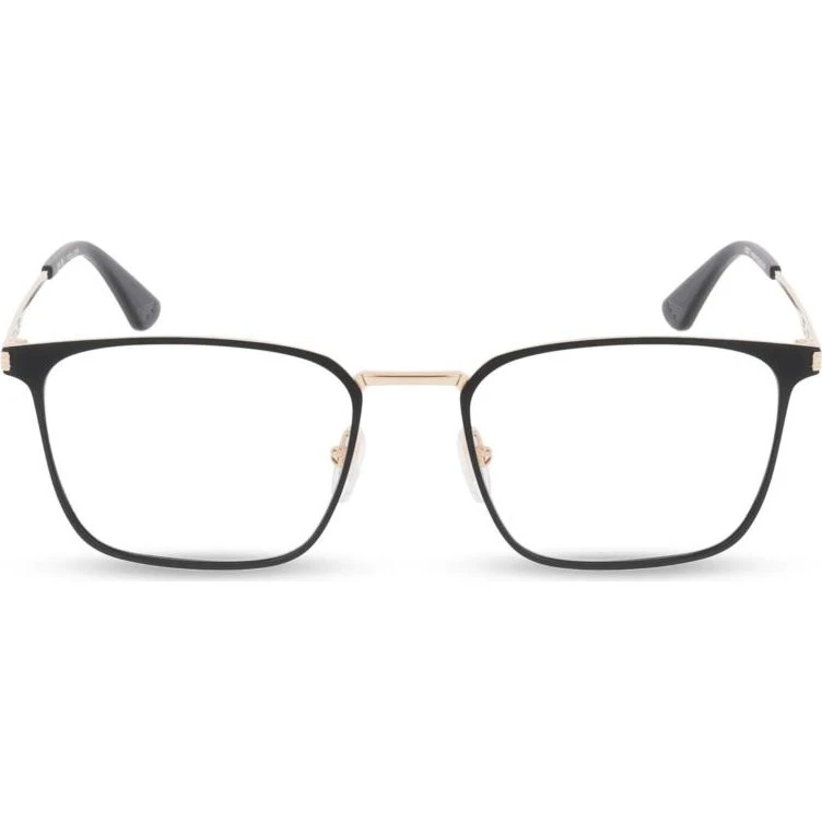 Police VPLQ70 Brille Herren - Quadratisch, Metall, Gold