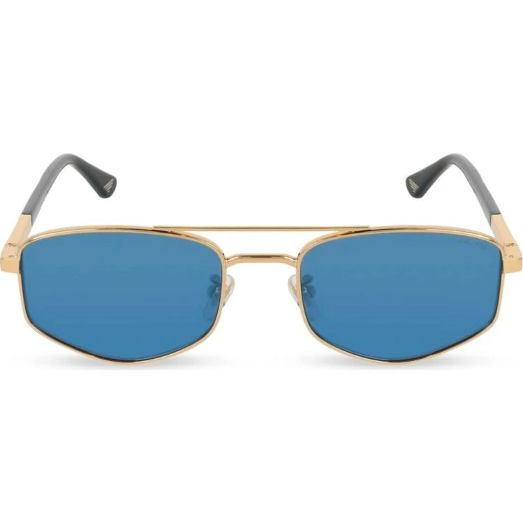 Police New Crossroads 3 SPLQ84 Sonnenbrille Gold/Blau Unisex