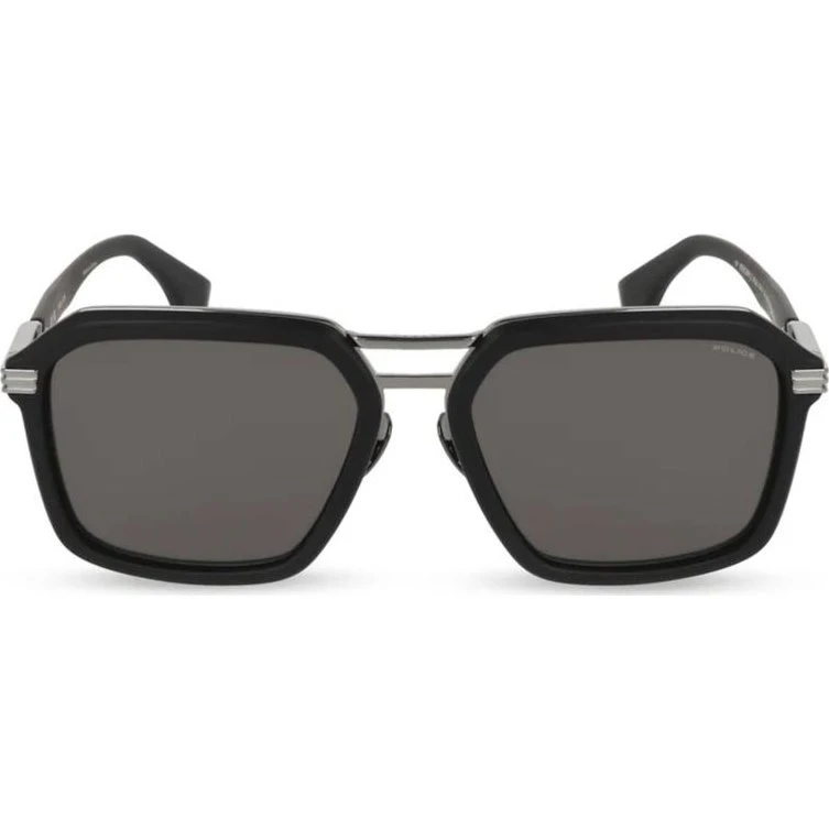 Police Mercury 2 SPLQ92 Herren Sonnenbrille - Grau, Polarisiert