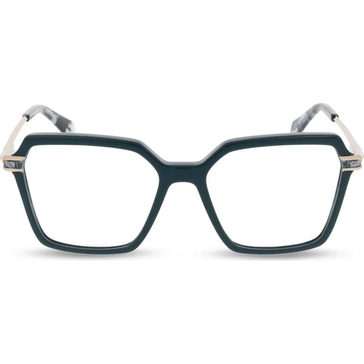 Police VPLR15 Zephyr Brille - Quadratisch, Grün, Unisex