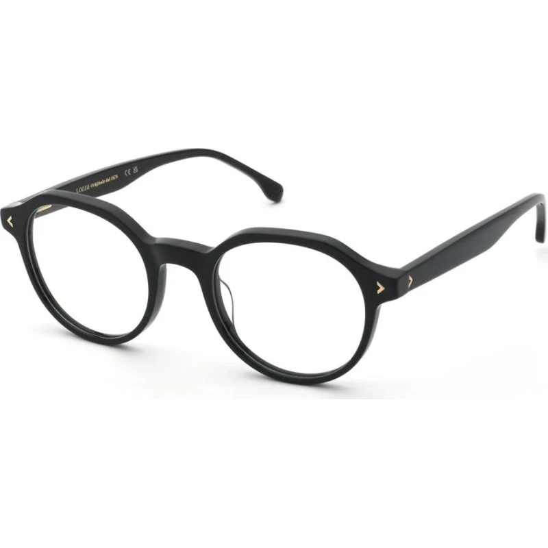 Lozza VL4385 Brille Pantos Schwarz Acetat Unisex