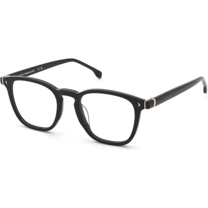 Lozza VL4389 Brille Unisex Schwarz Rechteckig