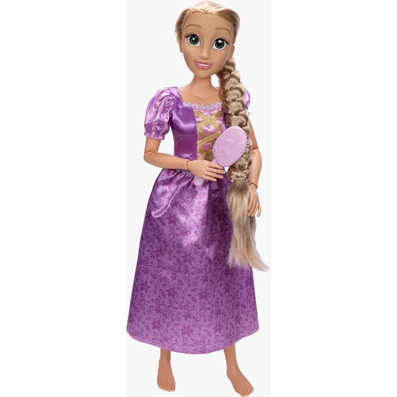 Jakks Pacific Disney Raiponce Puppe, 80 cm, inkl. Haarbürste