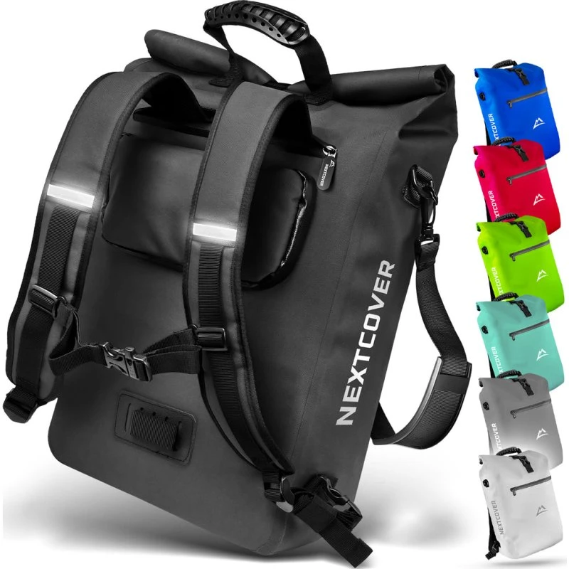 NextBag TPU 3in1 Fahrradrucksack schwarz