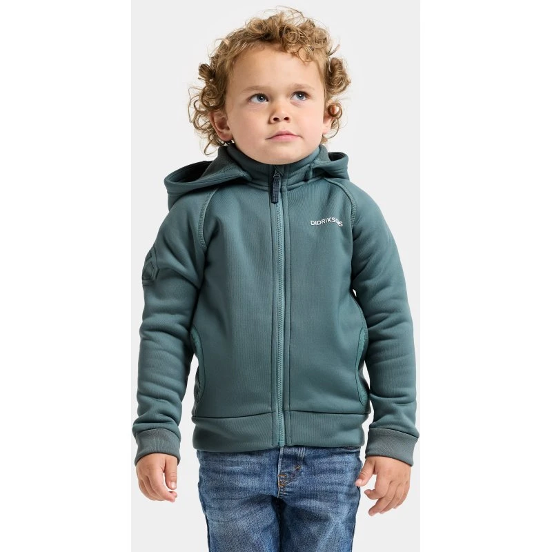 Didriksons Siljan Zipper-Jacke, Factory Blue, Größe 80