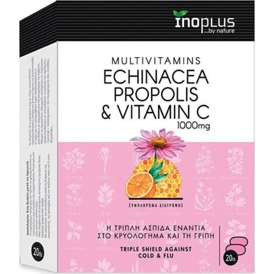 Ino Plus Echinacea Propolis & Vitamin C - 20 Tabletten