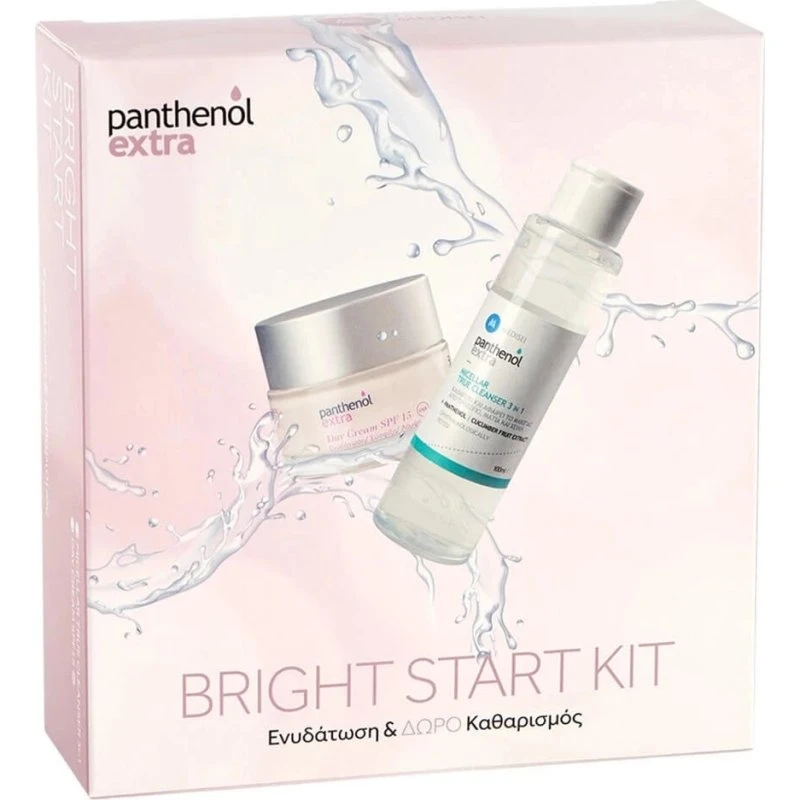 Panthenol Extra Promo Pack: Tagescreme SPF15 (50ml) & Micellar Cleanser (100ml)